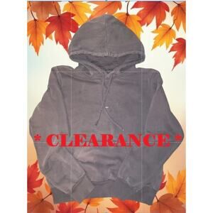 Boys Black Sweatshirt Hoodie Size 10/12